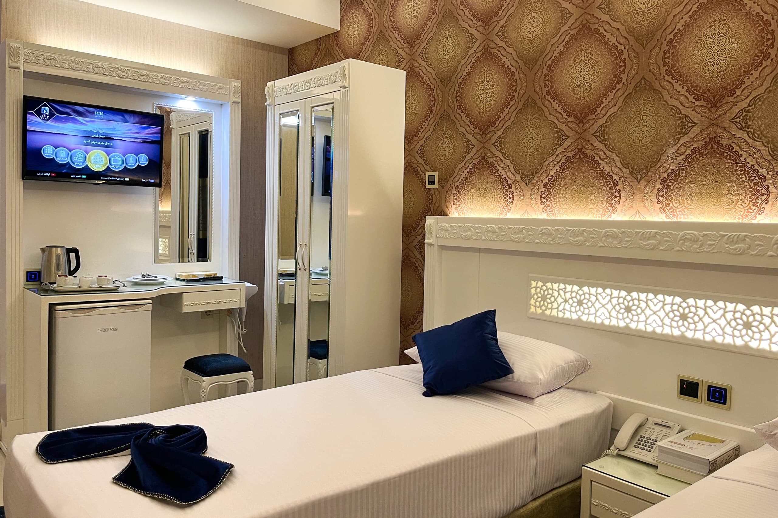 اتاق هتل مدینه البشری